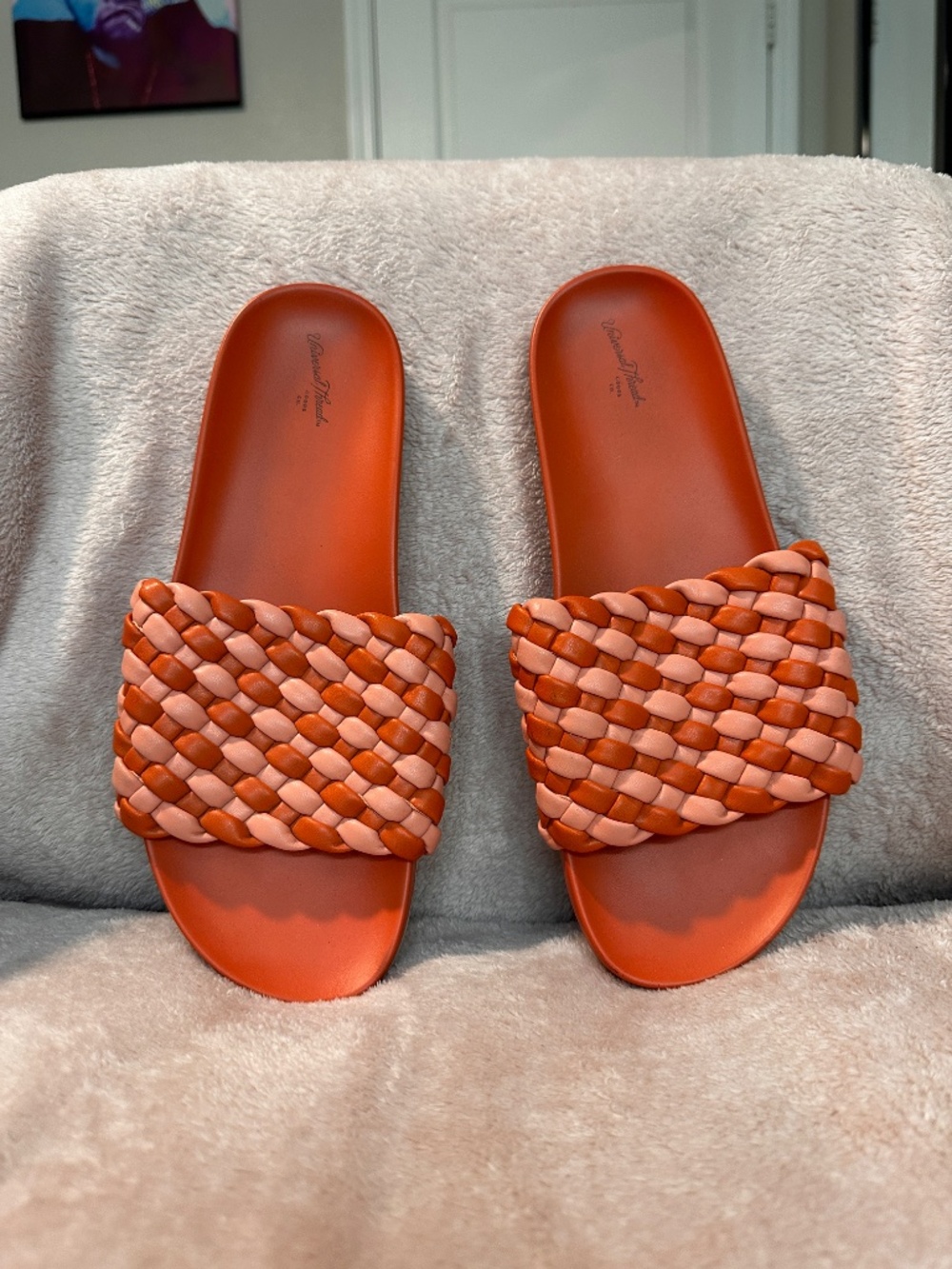 pink/orange sandles